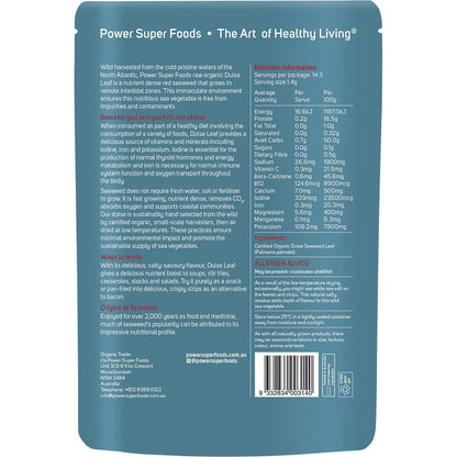 Power Super Foods Dulse Leaf The Origin Series 20g