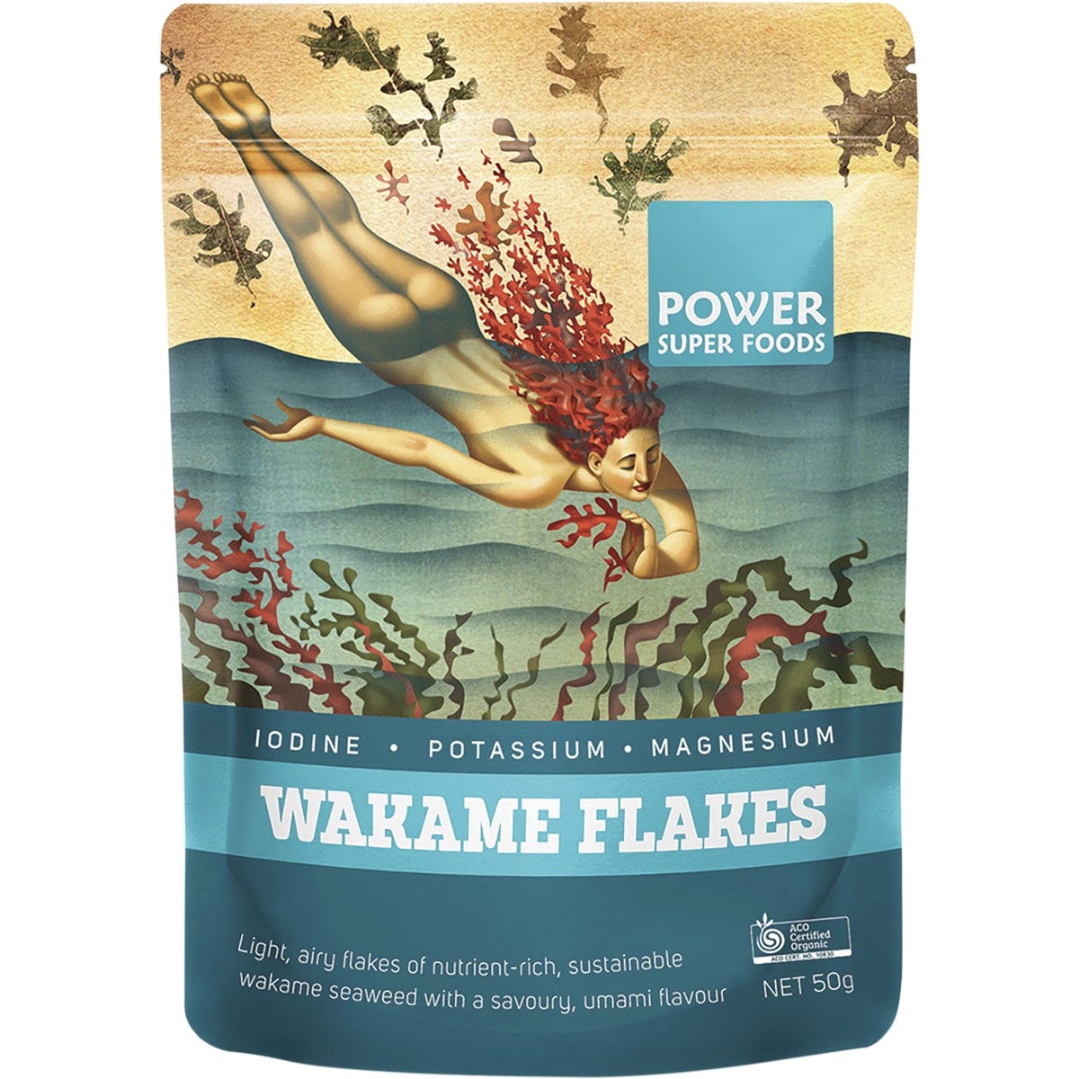 Power Super Foods Wakame Flakes The Origin Series 50g