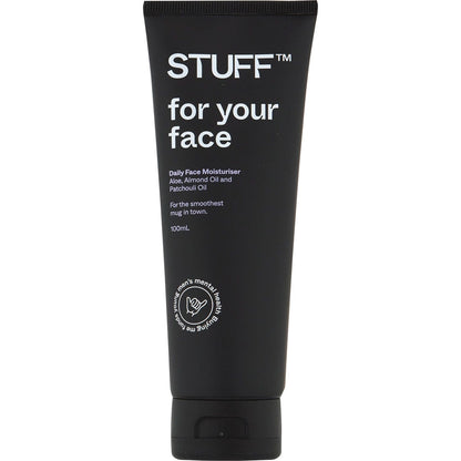 STUFF Daily Face Moisturiser Aloe, Almond & Patchouli Oil 100ml