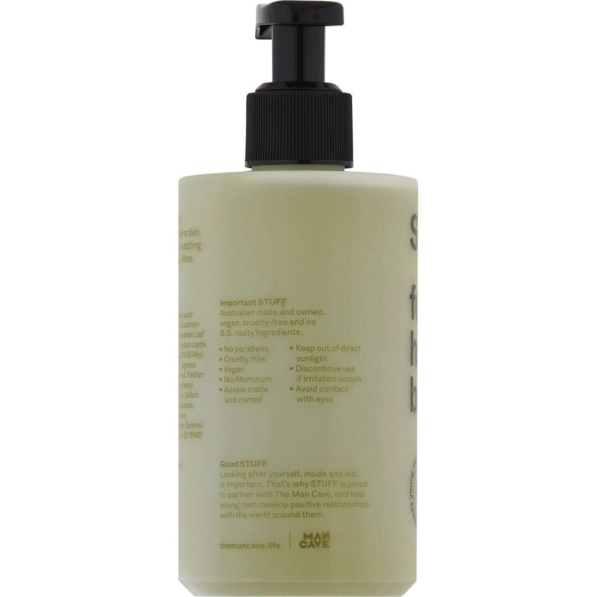 STUFF Shampoo and Body Wash Cedar and Spice 240ml