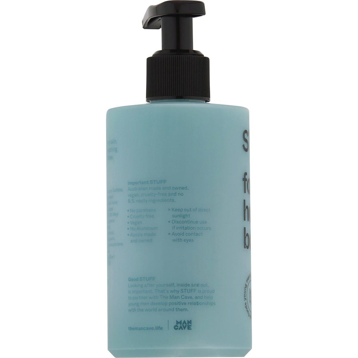 STUFF Shampoo and Body Wash Spearmint and Pine 240ml