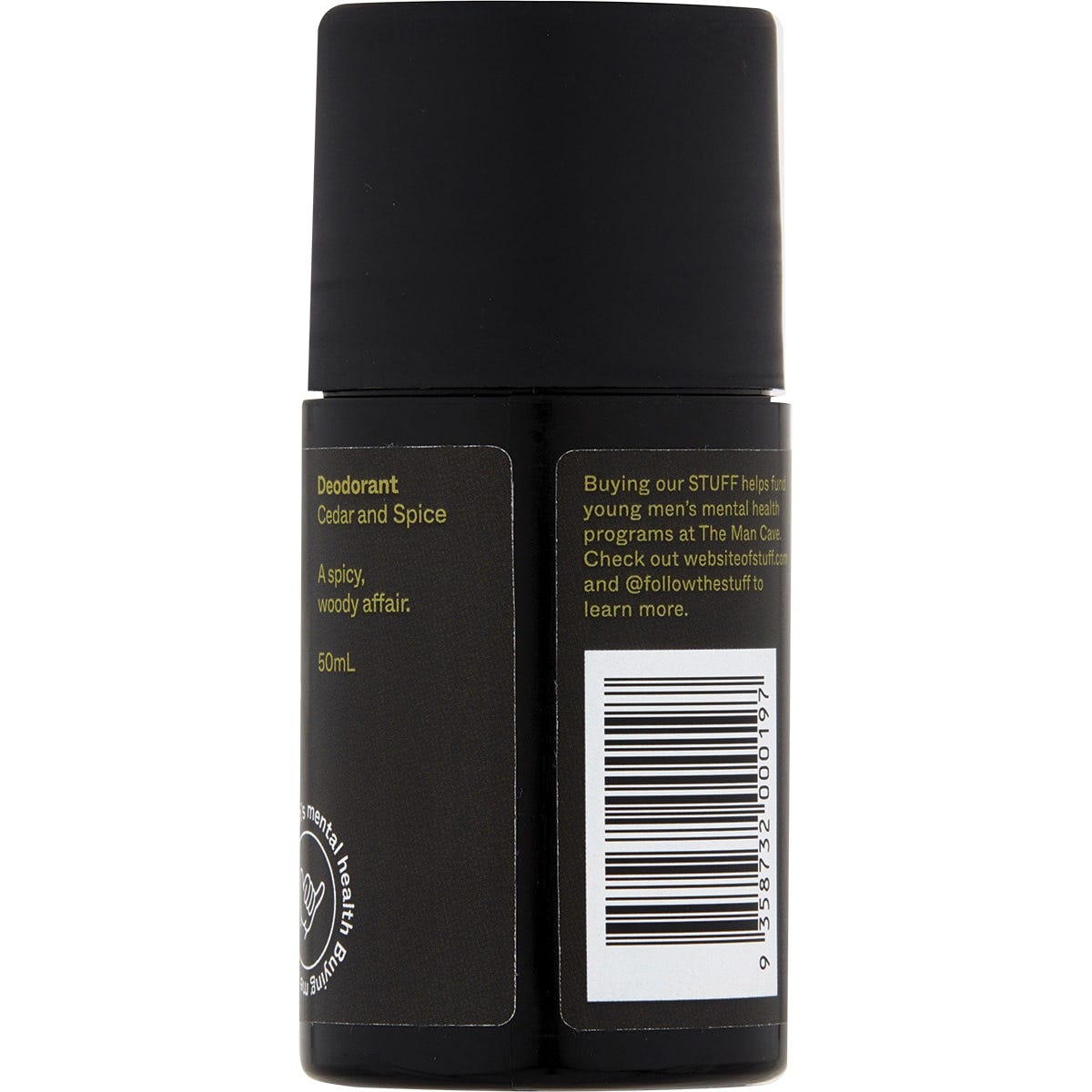 STUFF Roll-On Deodorant Cedar and Spice 50ml