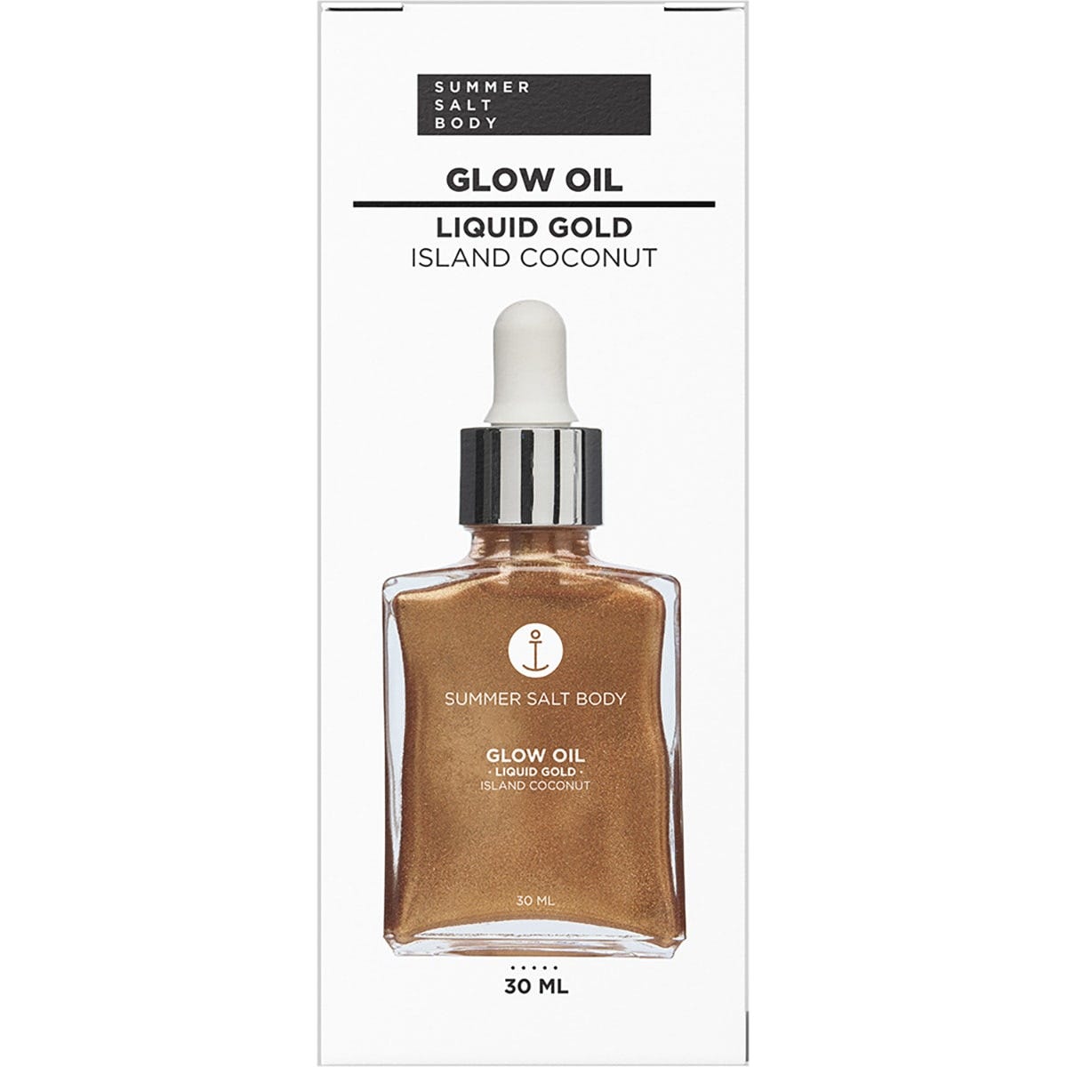 Summer Salt Body Glow Oil Liquid Gold Island Coconut 30ml