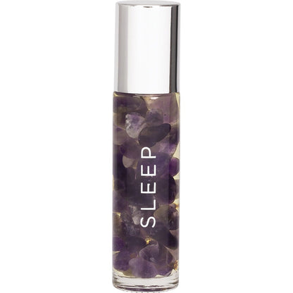 Summer Salt Body Essential Oil Roller 24K Gold Sleep Amethyst 10ml