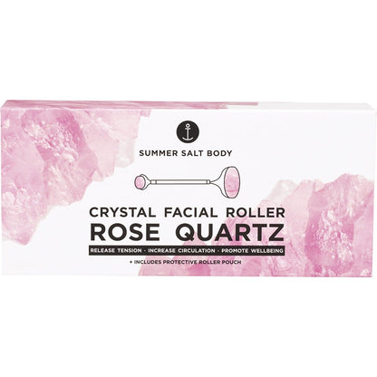 Summer Salt Body Crystal Facial Roller Rose Quartz