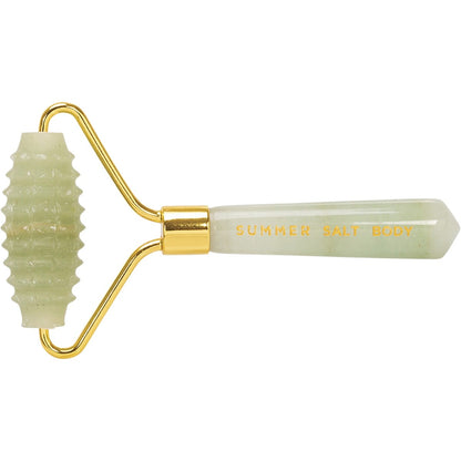 Summer Salt Body Spiky Crystal Facial Roller Green Jade