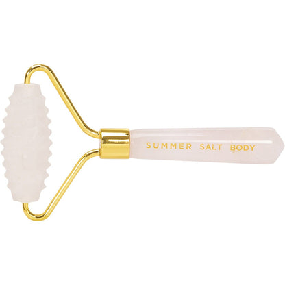 Summer Salt Body Spiky Crystal Facial Roller Rose Quartz