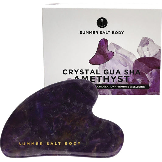 Summer Salt Body Crystal Gua Sha Amethyst