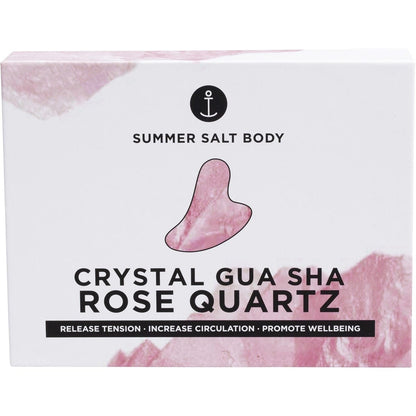 Summer Salt Body Crystal Gua Sha Rose Quartz