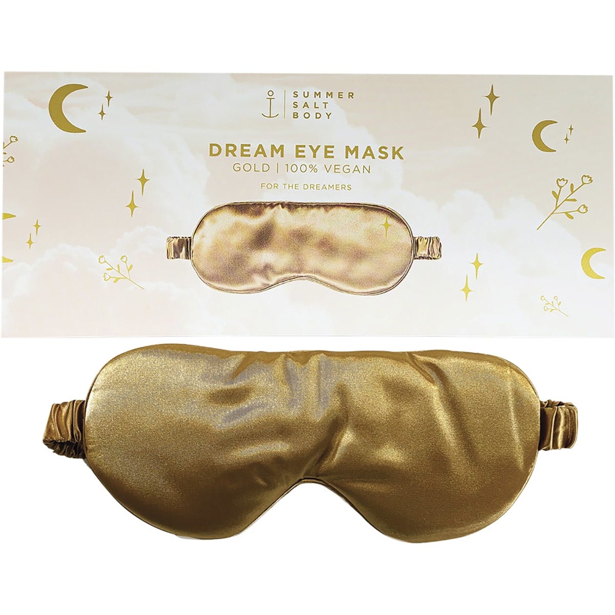 Summer Salt Body Dream Eye Mask Gold (Satin + Spandex)