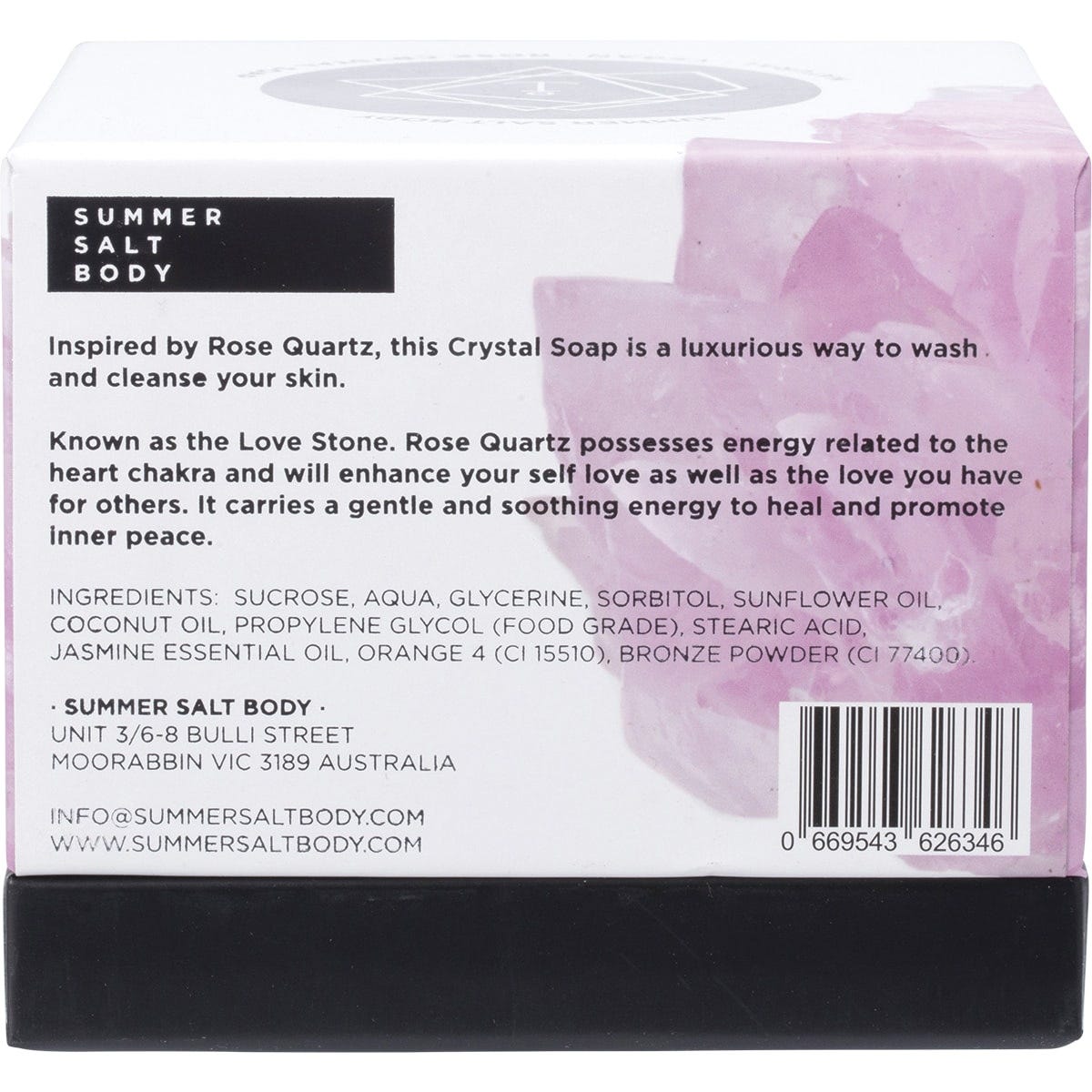 Summer Salt Body Crystal Soap Rose Jasmine 150g