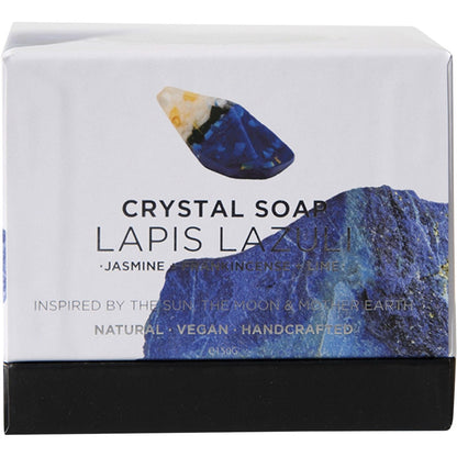 Summer Salt Body Crystal Soap Lapis Lazuli Jasmine & Lime 150g