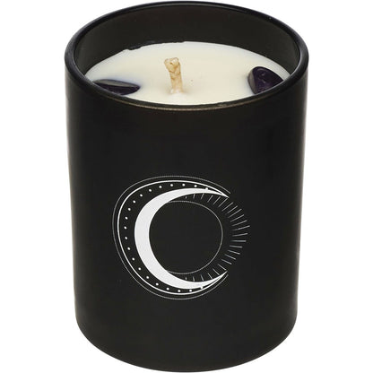 Summer Salt Body Crystal Infused Soy Candle Amethyst Sandalwood Vanilla