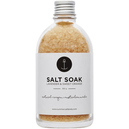 Summer Salt Body Salt Soak Lavender & Sweet Orange 350g