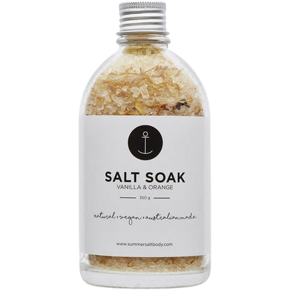 Summer Salt Body Salt Soak Vanilla & Sweet Orange 350g