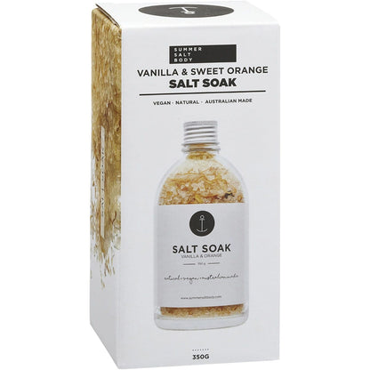 Summer Salt Body Salt Soak Vanilla & Sweet Orange 350g