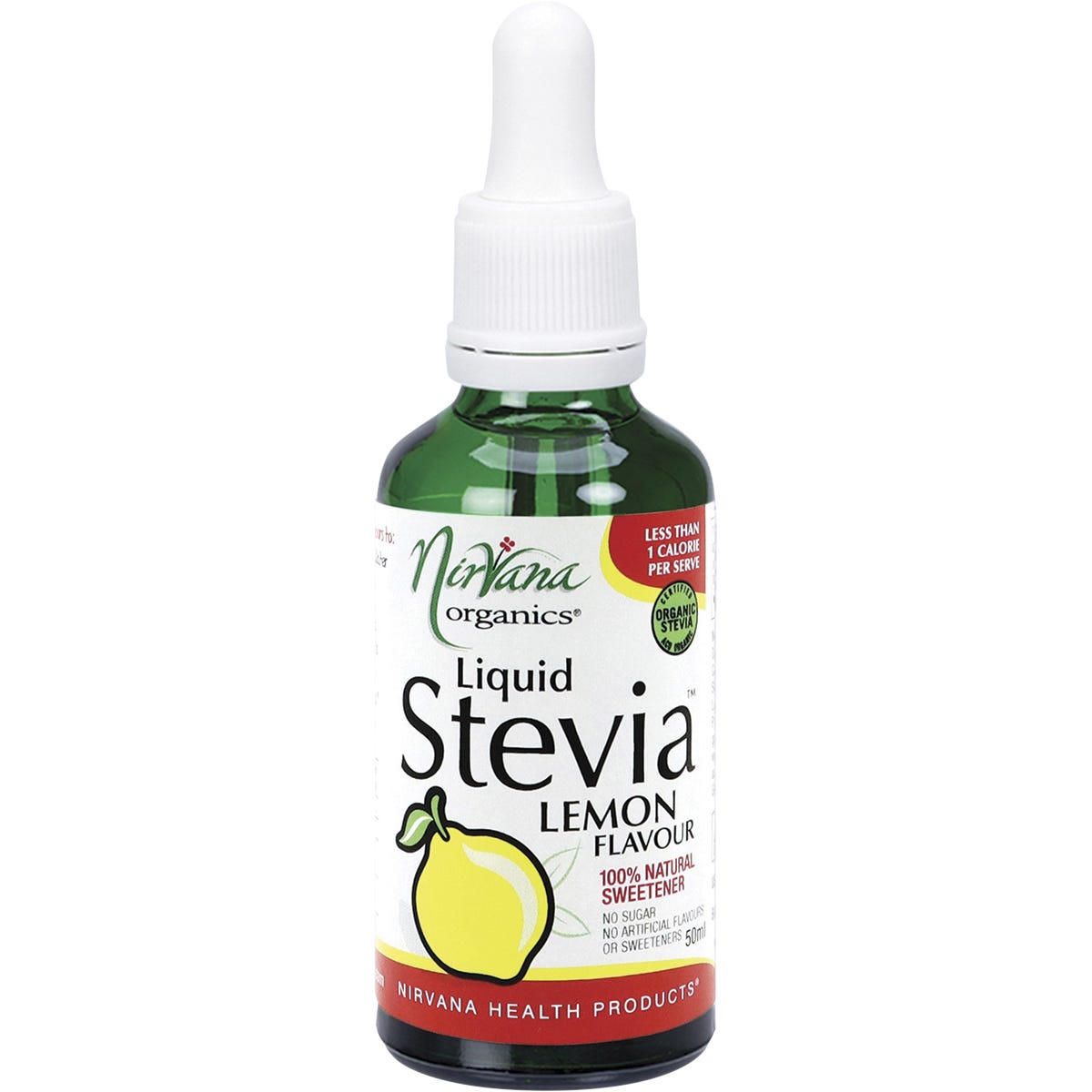 Nirvana Organics Liquid Stevia Lemon 50ml