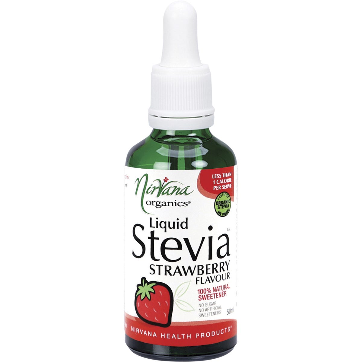 Nirvana Organics Liquid Stevia Strawberry 50ml