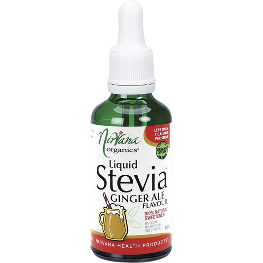 Nirvana Organics Liquid Stevia Ginger Ale 50ml