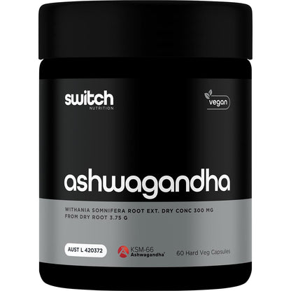 Switch Nutrition Ashwagandha 60 Caps