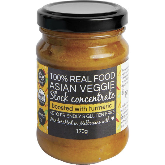 The Broth Sisters Stock Concentrate Asian Veggie with Turmeric 170g