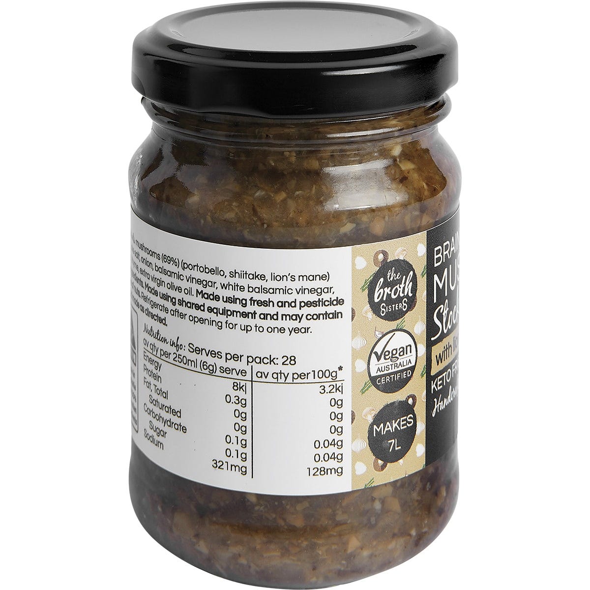 The Broth Sisters Stock Concentrate Superfood Mushroom with Lions Mane 170g