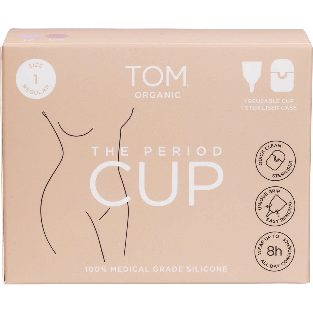 TOM Organic The Period Cup Size 1 Regular x6