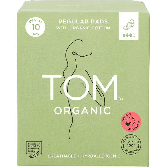 TOM Organic Pads Regular 6x10pk