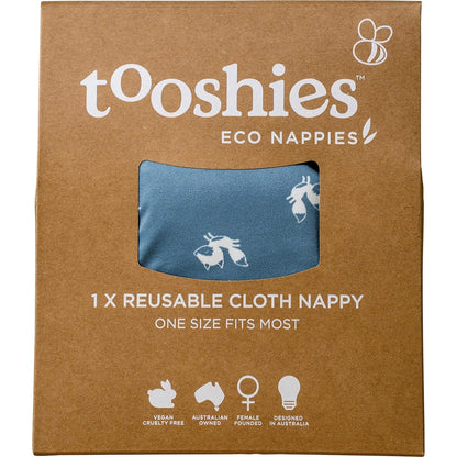 Tooshies Reusable Nappy One Size Fits Most 4-17kg x4