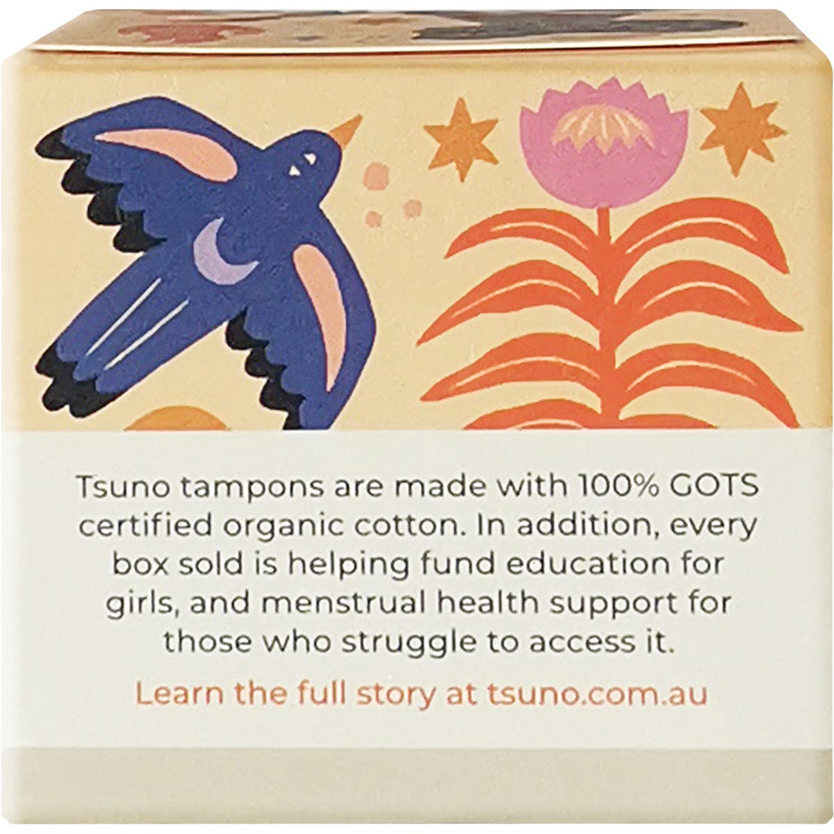 Tsuno Organic Cotton Tampons Regular 16pk