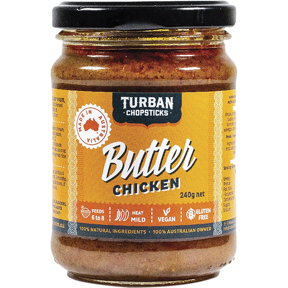 Turban Chopsticks Curry Paste Butter Chicken 240g