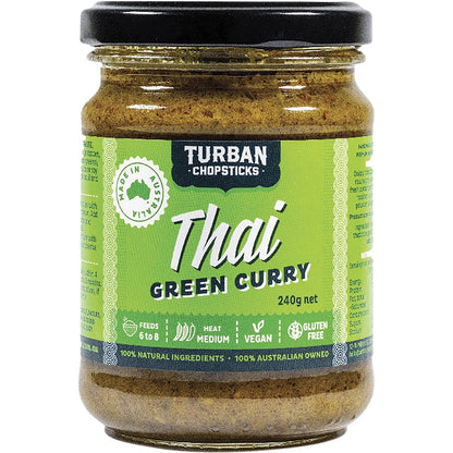 Turban Chopsticks Curry Paste Thai Green Curry 240g