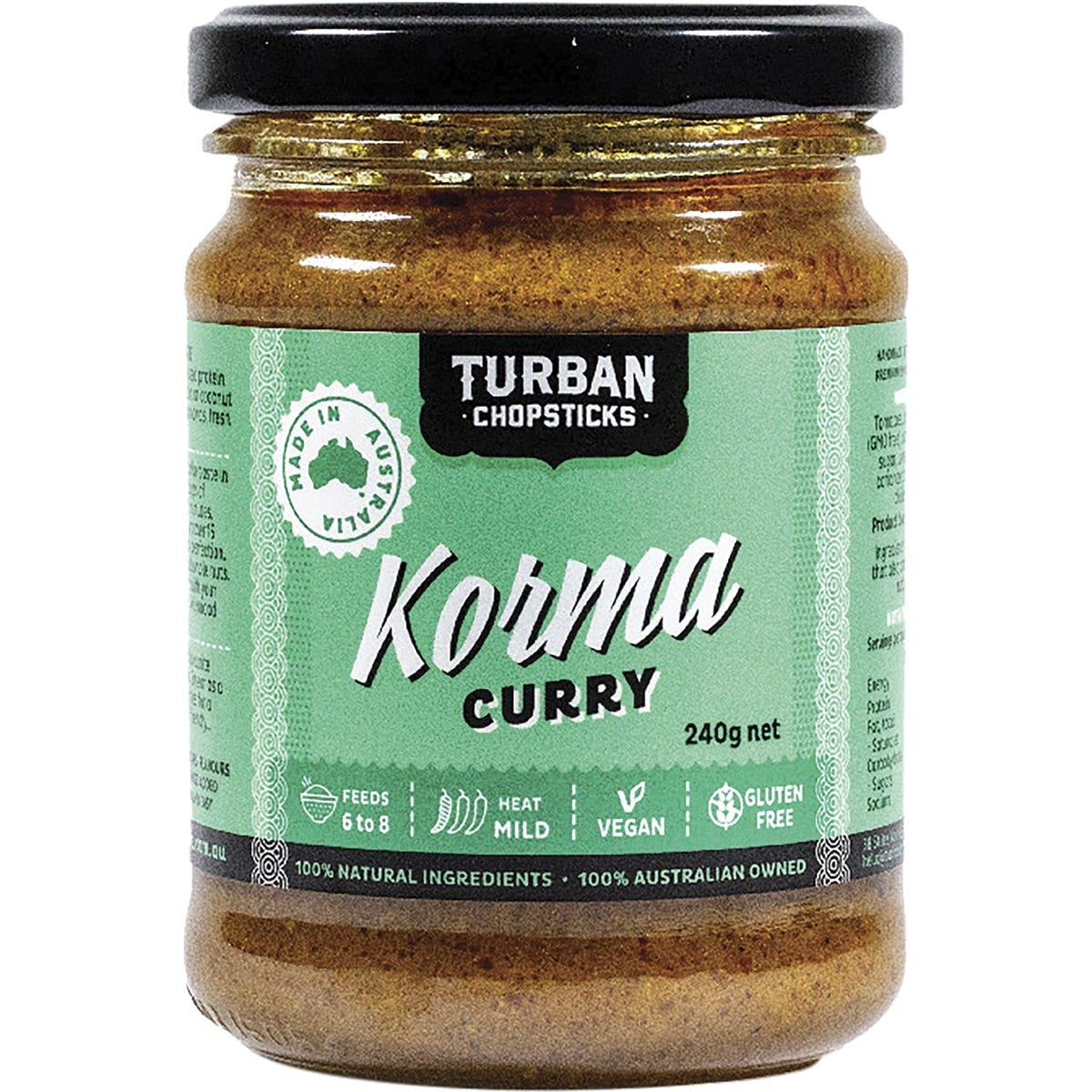 Turban Chopsticks Curry Paste Korma Curry 240g