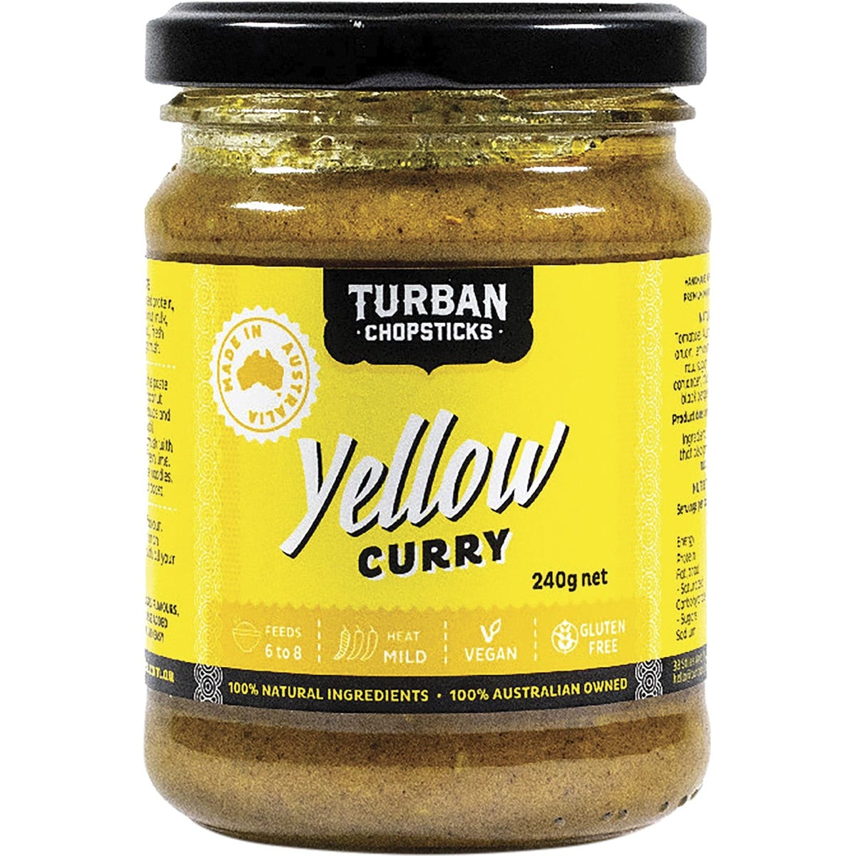 Turban Chopsticks Curry Paste Yellow Curry 240g