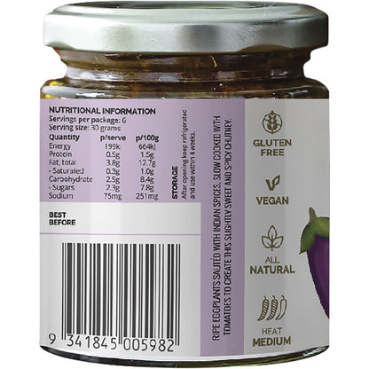 Turban Chopsticks Chutney Eggplant 180g