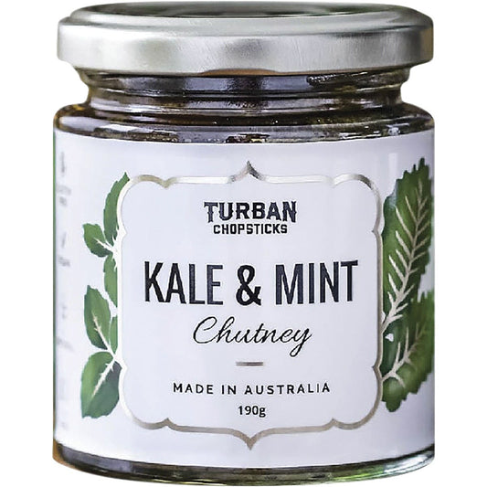 Turban Chopsticks Chutney Kale & Mint 190g