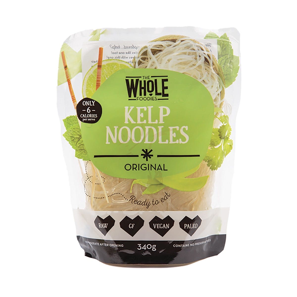 The Whole Foodies Kelp Noodles Original 340g