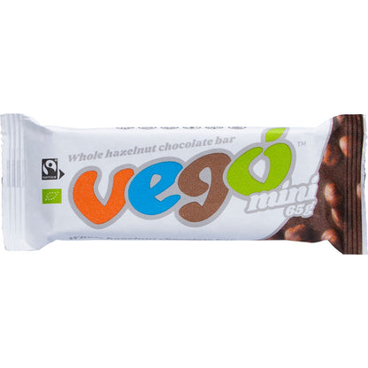 Vego Whole Hazelnut Chocolate Bar Mini 20x65g