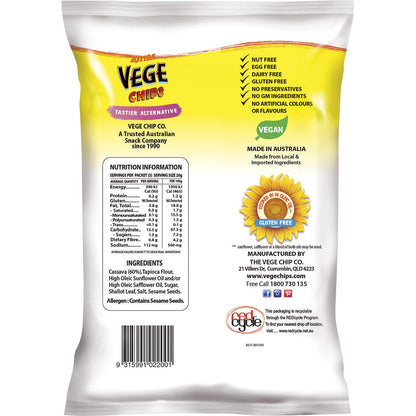 Vege Chips Vege Chips Natural 6x100g