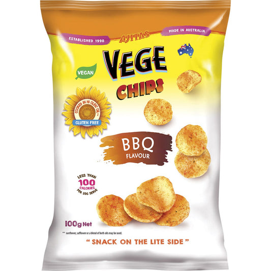 Vege Chips Vege Chips BBQ 6x100g