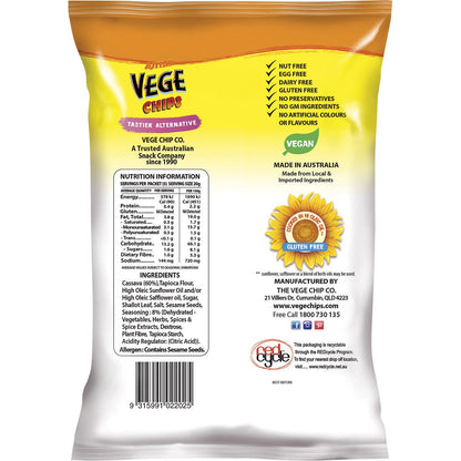 Vege Chips Vege Chips BBQ 6x100g