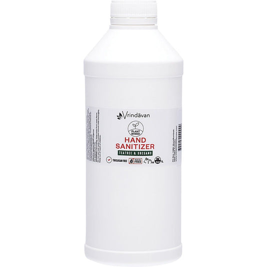 Vrindavan Hand Sanitizer Refill Tea Tree & Oregano 1L