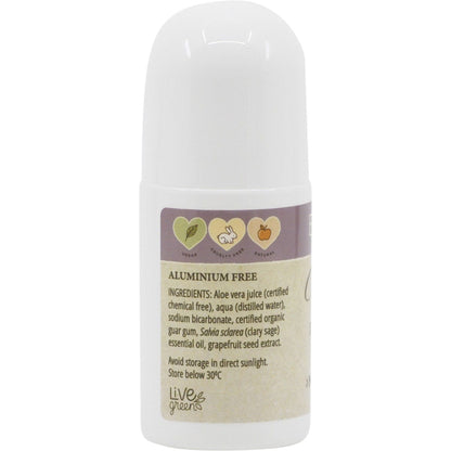 Vrindavan Roll-On Deodorant Eco Family Clary Sage Aluminium Free 60ml