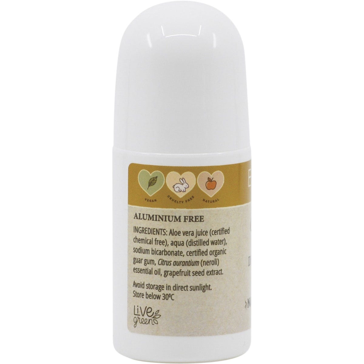 Vrindavan Roll-On Deodorant Eco Family Neroli Aluminium Free 60ml