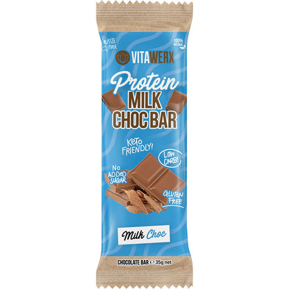 Vitawerx Protein Milk Chocolate Bar 12x35g