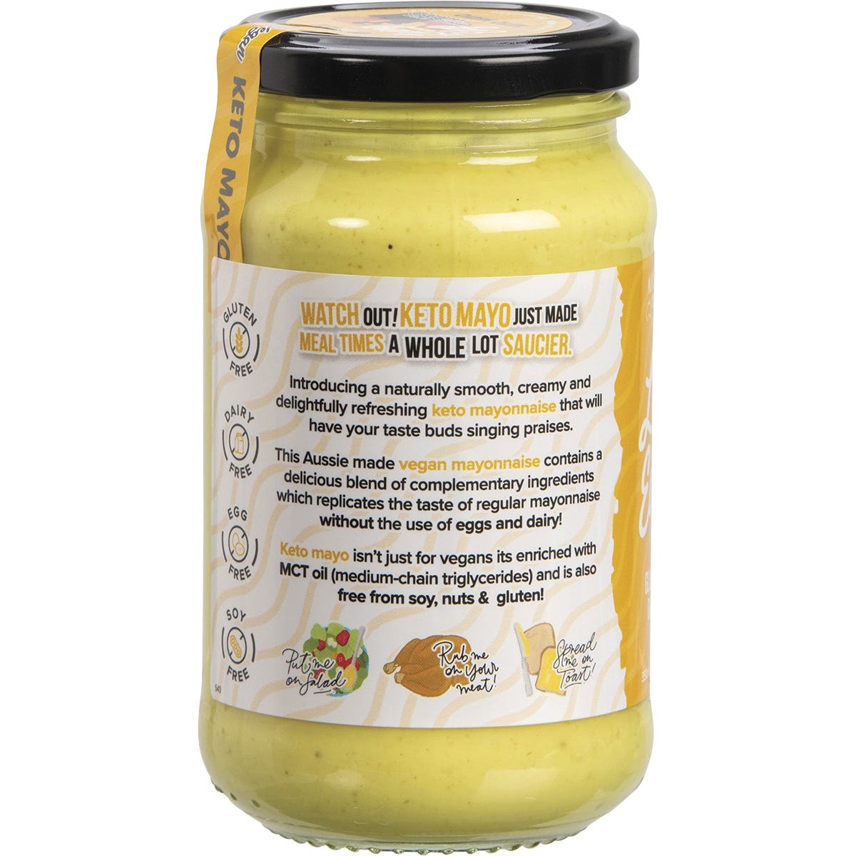 Vitawerx Keto Mayo Living On The Edge Turmeric, Ginger & Garlic 350ml