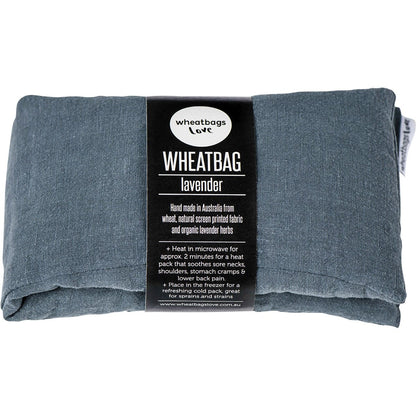 Wheatbags Love Wheatbag Luxe Linen Slate Lavender Scented