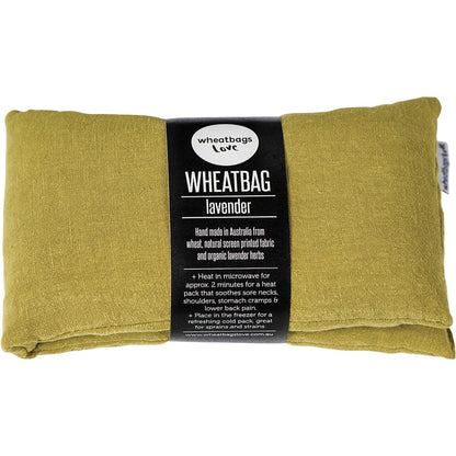 Wheatbags Love Wheatbag Luxe Linen Pistachio Lavender Scented