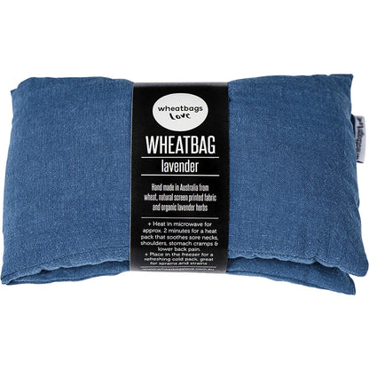 Wheatbags Love Wheatbag Luxe Linen Ocean Lavender Scented