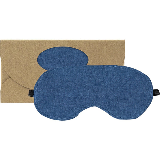 Wheatbags Love Eye Mask Luxe Linen Ocean